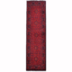 Khan Mohamadi Runner with brown-red field and blue-black. 5 gul design.