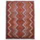 Gabbeh-Nomad Rug with zig-zag design.