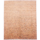 Line Gabbeh Carpet with abstract theme of random small stripes.