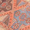 Medallion detail of antique Turkish Bergama rug.