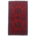 Afghan Khan Mohamadi Mat with rich orangey-red primary colour along with dark blue/black.