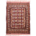 Fine Afghan Silk & Wool Rug beige/cream silk field with contrasting colours in wool of dark blue, pink, green, olive, rust and red. Geometric, classic all over design.