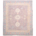 Afghan Khotan design carpet with three circular medallions on a grey ground with light blue outer border as well as delicate detail touches of soft green, pink and gold.