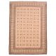 Modern Gabbeh Rug with all over design on beige.