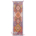 Handwoven Afghan Narrow Kilim Strip with multicolour geometric design of 4 medallions.