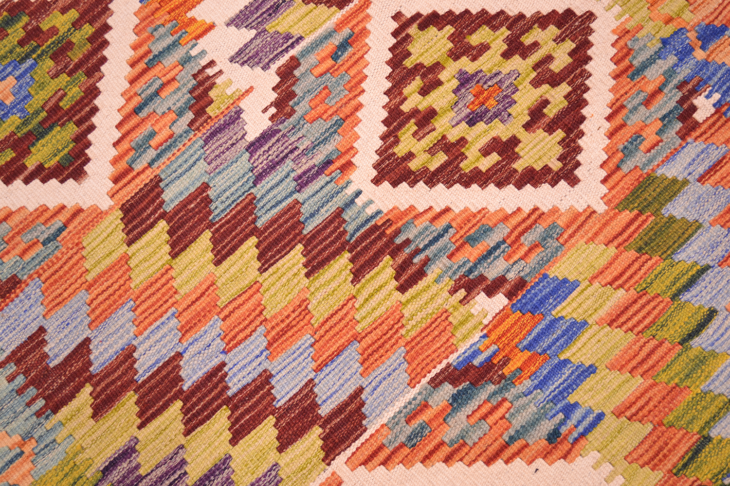 Panel Design Rug Panel design Kelim 1.25x0.85m | 4ft1x2ft10 Handmade Rug