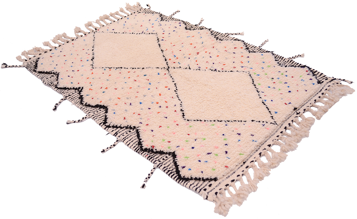 Beni Ourain rug 1.50x1.08m / 5ftx3ft7 | The Oriental Rug ...