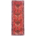 Abe-Garm runner with 4 pictorial medallions in a terracotta field.