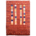 Persian Red Gabbeh carpet with modern design.
