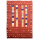 Persian Red Gabbeh carpet with modern design.