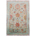 Fine Afghan Sultani rug with turquoise / aqua main colour, all over floral design with plain border.