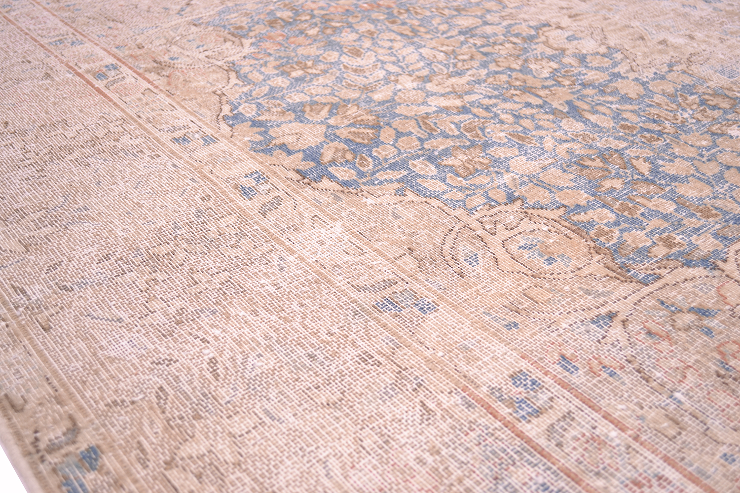 Vintage square rug 1.94x1.86m / 6ft4x6ft1 | Handmade rug