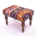Multi-colour Anatolian Kilim Footstool.