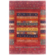 Colourful Loribaft rug with playful modern tribal design.