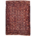 Tekke antique rug, brown with soft orange and beige; geometric all over design of 24 guls.