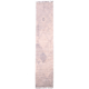 Cream with grey-blue Afghan Berber design runner with abstract diamond theme.