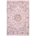 Cream Indian Nain rug with elegant medallion design.